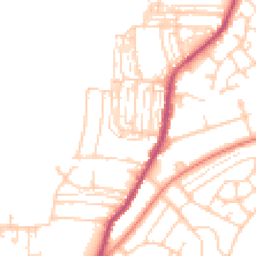 Daytime road noise heatmap for DN12 1AG