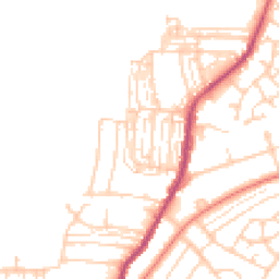 Daytime road noise heatmap for DN12 1AS