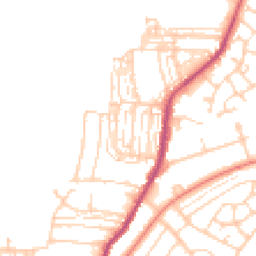 Daytime road noise heatmap for DN12 1AT