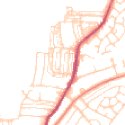 Daytime road noise heatmap for DN12 1AU