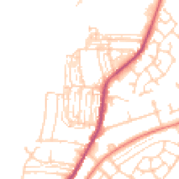 Daytime road noise heatmap for DN12 1AW