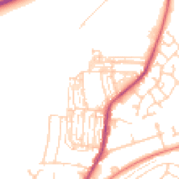 Daytime road noise heatmap for DN12 1BB