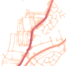 Daytime road noise heatmap for DN12 1BS