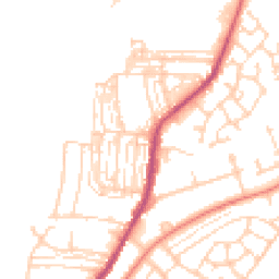 Daytime road noise heatmap for DN12 1DE