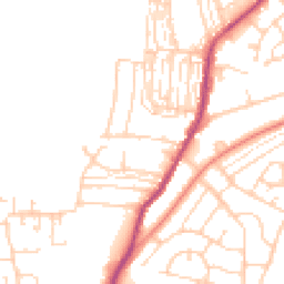 Daytime road noise heatmap for DN12 1DL