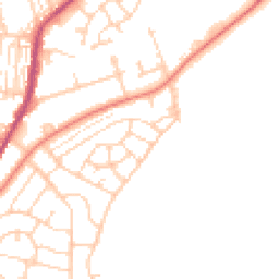 Daytime road noise heatmap for DN12 1EG