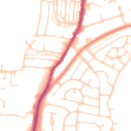 Daytime road noise heatmap for DN12 1LJ