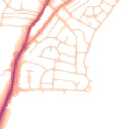 Daytime road noise heatmap for DN12 1NP