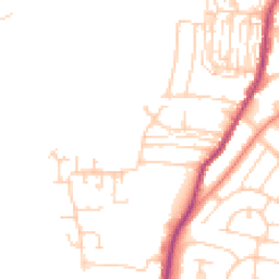 Daytime road noise heatmap for DN12 1PH