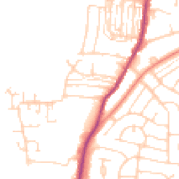 Daytime road noise heatmap for DN12 1PQ