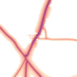Daytime road noise heatmap for DN12 1PX