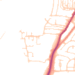 Daytime road noise heatmap for DN12 1QP