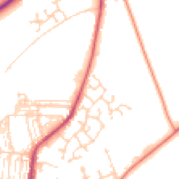 Daytime road noise heatmap for DN12 1SF