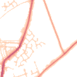 Daytime road noise heatmap for DN12 1SH