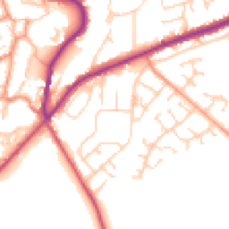 Daytime road noise heatmap for DN12 2DG