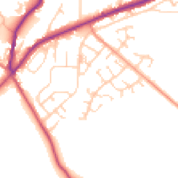 Daytime road noise heatmap for DN12 2DX