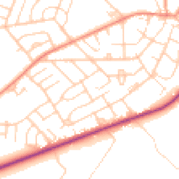 Daytime road noise heatmap for DN12 2HJ