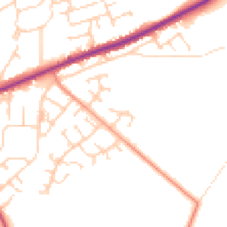 Daytime road noise heatmap for DN12 2HS