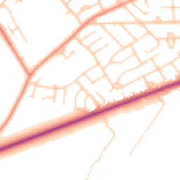 Daytime road noise heatmap for DN12 2LG