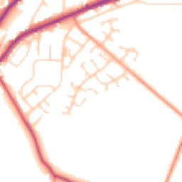 Daytime road noise heatmap for DN12 2LR