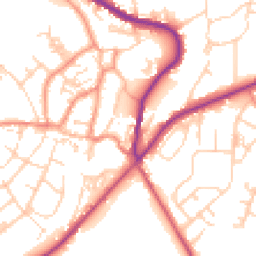 Daytime road noise heatmap for DN12 3AA