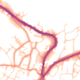 Daytime road noise heatmap for DN12 3BY