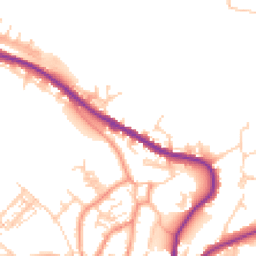 Daytime road noise heatmap for DN12 3DP