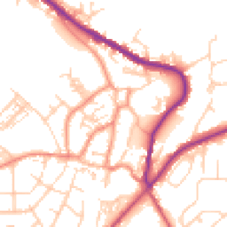 Daytime road noise heatmap for DN12 3HJ