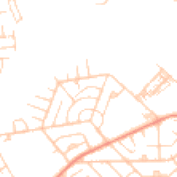 Daytime road noise heatmap for DN12 3LB
