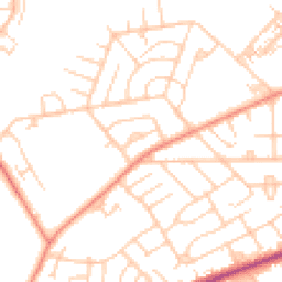 Daytime road noise heatmap for DN12 3PB