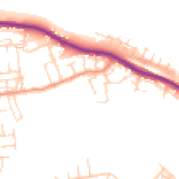Daytime road noise heatmap for DN12 4ES