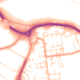 Daytime road noise heatmap for DN12 4LY