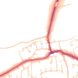 Daytime road noise heatmap for DN14 0AA