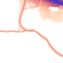 Daytime road noise heatmap for DN14 0BE