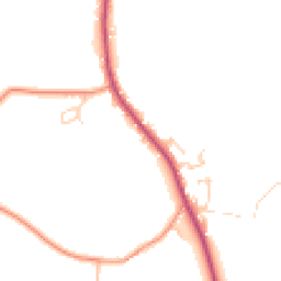 Daytime road noise heatmap for DN14 0FE