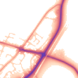 Daytime road noise heatmap for DN14 0FU
