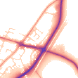 Daytime road noise heatmap for DN14 0FY
