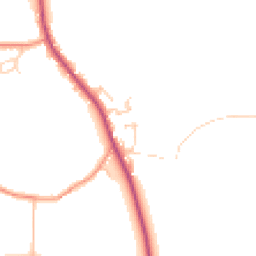 Daytime road noise heatmap for DN14 0GE