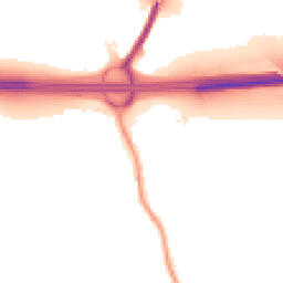Night-time road noise heatmap for DN14 0GJ