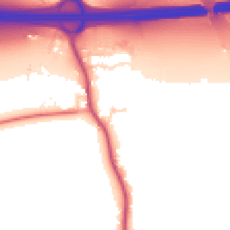 Daytime road noise heatmap for DN14 0GL