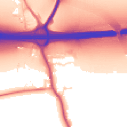 Daytime road noise heatmap for DN14 0GP