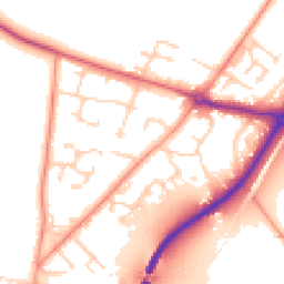 Daytime road noise heatmap for DN14 0GQ