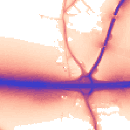 Daytime road noise heatmap for DN14 0HL
