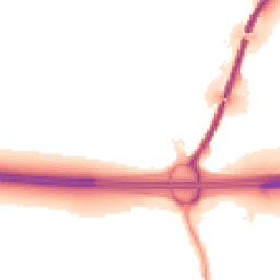 Night-time road noise heatmap for DN14 0HL