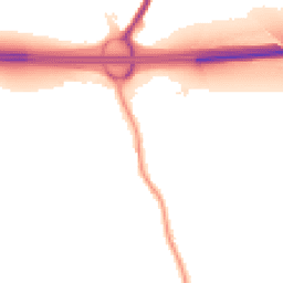 Night-time road noise heatmap for DN14 0HS