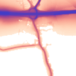 Daytime road noise heatmap for DN14 0HT