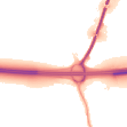 Night-time road noise heatmap for DN14 0HW