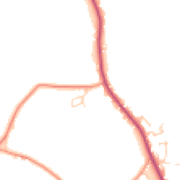 Daytime road noise heatmap for DN14 0JD