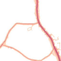 Daytime road noise heatmap for DN14 0JE