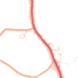 Daytime road noise heatmap for DN14 0JF